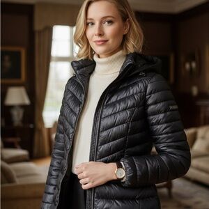 BCBGMaxAzria Black Puffer Jacket